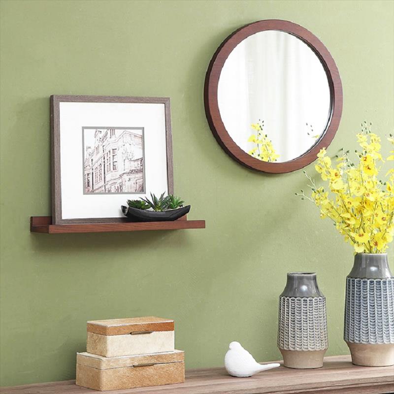 Wood Framed Wall Mirror